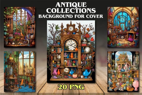 Antique Collections Backgrounds: Vintage Allure for Modern Projects