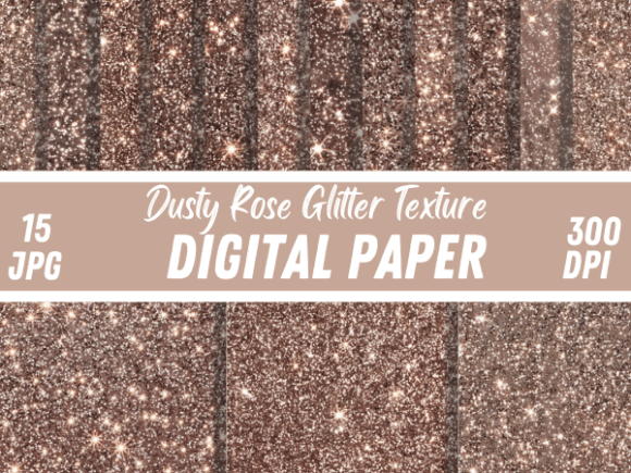 Dusty Rose Glitter Textures: A Designer's Guide