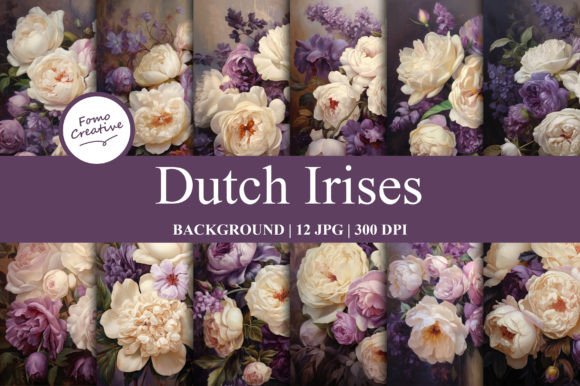 Dutch Irises Backgrounds: Elevate Your Digital Designs