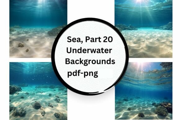 Explore the Deep Blue: Sea Underwater Backgrounds
