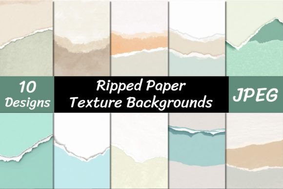 Give Your Projects a Raw, Authentic Edge with Ripped Paper Textures