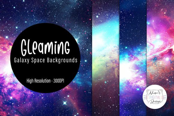 Gleaming Galaxy Space Backgrounds: Elevate Your Digital Universe