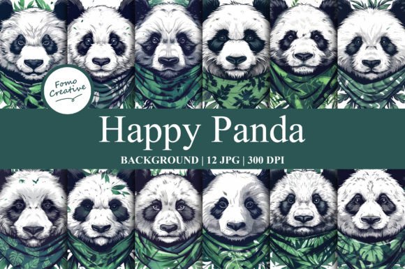 Happy Panda Backgrounds: Adding Playful Charm to Your Digital Projects
