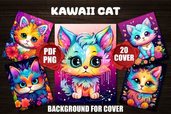 Kawaii Cat Backgrounds for Covers: Instant Adorable Appeal