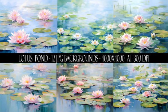 Lotus Pond Backgrounds: A Designer's Guide to Digital Tranquility