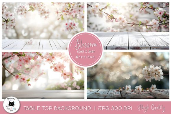 Spring Vibes: Elevate Your Designs with Cherry Blossom Backgrounds