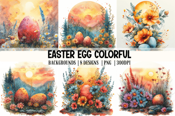 Springtime Hues: Elevate Your Designs with Easter Egg Colorful Backgrounds