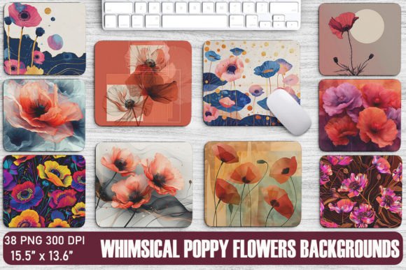 Whimsical Poppy Flowers Backgrounds: A Designer's Guide to Vibrant Flora